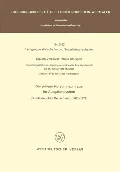 Die private Konsumnachfrage im Ausgabensystem (eBook, PDF) - Steinpass, Patrick