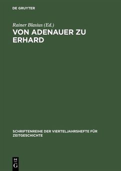 Von Adenauer zu Erhard (eBook, PDF)