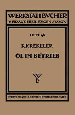Oel im Betrieb (eBook, PDF) - Krekeler, Karl