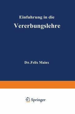 Einführung in die Vererbungslehre (eBook, PDF) - Mainx, Felix