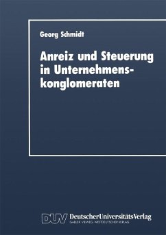 Anreiz und Steuerung in Unternehmenskonglomeraten (eBook, PDF) - Schmidt, Georg