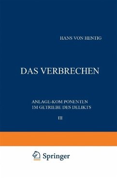 Das Verbrechen III (eBook, PDF) - Hentig, Hans V.