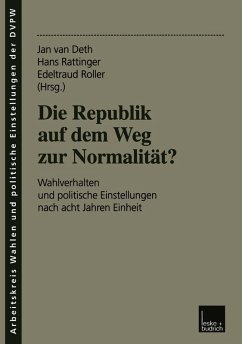 Die Republik auf dem Weg zur Normalität? (eBook, PDF)