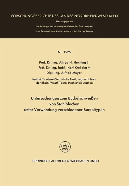 Untersuchungen zum Buckelschweißen von Stahlblechen unter Verwendung verschiedener Buckeltypen (eBook, PDF) Untersuchungen zum Buckelschweißen von Stahlblechen unter Verwendung verschiedener Buckeltypen (eBook, PDF)