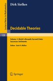 Decidable Theories (eBook, PDF)