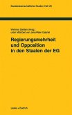 Regierungsmehrheit und Opposition in den Staaten der EG (eBook, PDF)