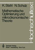 Mathematische Optimierung und mikroökonomische Theorie (eBook, PDF)