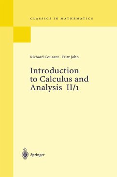 Introduction to Calculus and Analysis II/1 (eBook, PDF) - Courant, Richard; John, Fritz