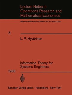 Information Theory for Systems Engineers (eBook, PDF) - Hyvärinen, L. P.