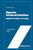 Allgemeine Betriebswirtschaftslehre (eBook, PDF)