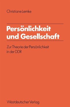 Persönlichkeit und Gesellschaft (eBook, PDF) - Lemke, Christiane
