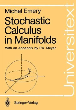 Stochastic Calculus in Manifolds (eBook, PDF) - Emery, Michel