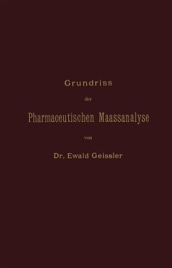 Cover Grundriss der Pharmaceutischen Maassanalyse (eBook, PDF)