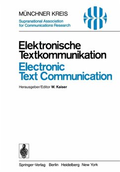 Elektronische Textkommunikation / Electronic Text Communication (eBook, PDF)