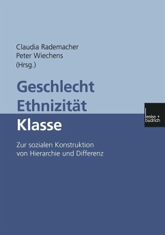 Cover Geschlecht - Ethnizität - Klasse (eBook, PDF)