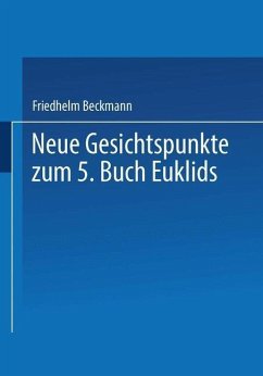 Cover Neue Gesichtspunkte zum 5. Buch Euklids (eBook, PDF)