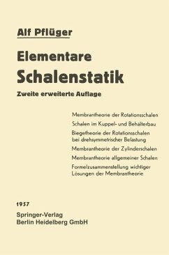 Elementare Schalenstatik (eBook, PDF) - Pflüger, Alf
