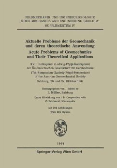 Aktuelle Probleme der Geomechanik und Deren theoretische Anwendung / Acute Problems of Geomechanics and Their Theoretical Applications (eBook, PDF)