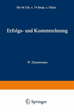 Erfolgs- und Kostenrechnung (eBook, PDF) - Zimmermann, Werner