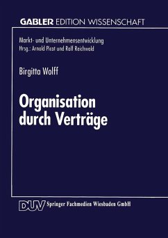Cover Organisation durch Verträge (eBook, PDF)