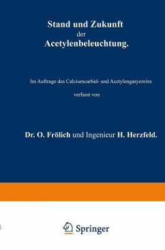 Stand und Zukunft der Acetylenbeleuchtung (eBook, PDF) - Frölich, O.; Herzfeld, H.