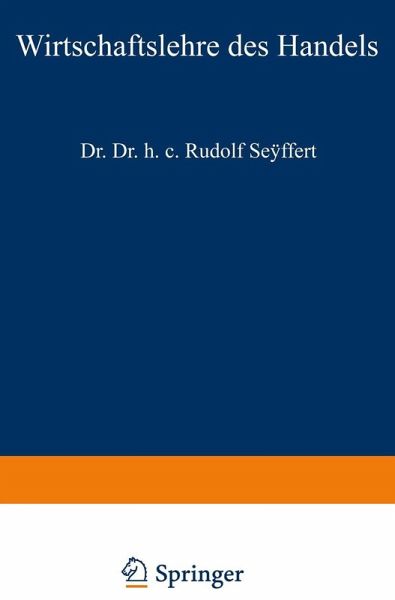 Wirtschaftslehre des Handels (eBook, PDF) Wirtschaftslehre des Handels (eBook, PDF)