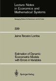 Estimation of Dynamic Econometric Models with Errors in Variables (eBook, PDF)