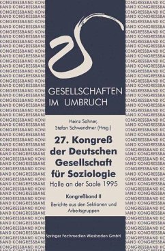 Cover 27. Kongreß der Deutschen Gesellschaft für Soziologie. Gesellschaften im Umbruch (eBook, PDF)