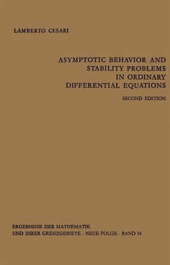 Asymptotic Behavior and Stability Problems in Ordinary Differential Equations (eBook, PDF) - Cesari, Lamberto