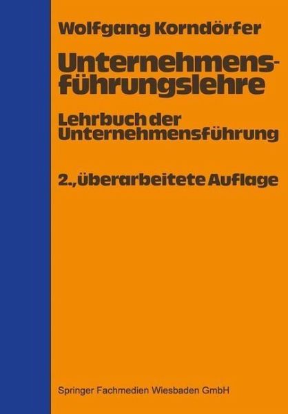 Unternehmensführungslehre (eBook, PDF) Unternehmensführungslehre (eBook, PDF)
