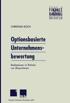 Optionsbasierte Unternehmensbewertung (eBook, PDF) - Koch, Christian