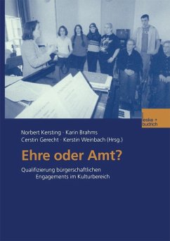 Cover Ehre oder Amt? (eBook, PDF)