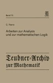 Arbeiten zur Analysis und zur mathematischen Logik (eBook, PDF)