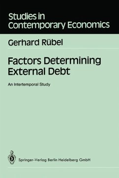 Factors Determining External Debt (eBook, PDF) - Rübel, Gerhard