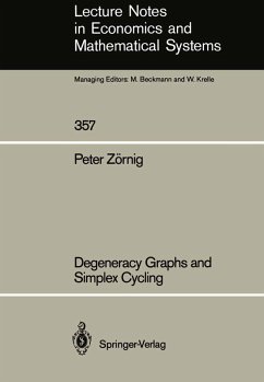 Degeneracy Graphs and Simplex Cycling (eBook, PDF) - Zörnig, Peter