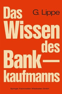 Das Wissen des Bankkaufmanns (eBook, PDF) - Lippe, Gerhard