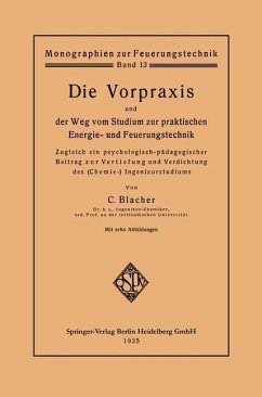 Cover Die Vorpraxis und der Weg vom Studium zur praktischen Energie- und Feuerungstechnik (eBook, PDF)