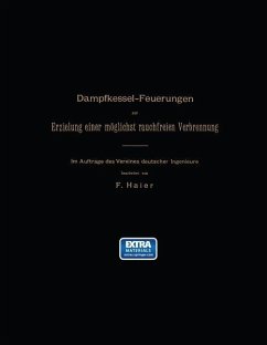 Cover Dampfkessel-Feuerungen zur Erzielung einer möglichst rauchfreien Verbrennung (eBook, PDF)