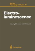 Electroluminescence (eBook, PDF) Electroluminescence (eBook, PDF)