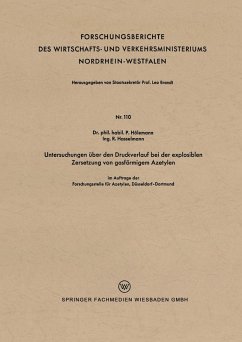 Untersuchungen über den Druckverlauf bei der explosiblen Zersetzung von gasförmigem Azetylen (eBook, PDF) - Hölemann, Paul