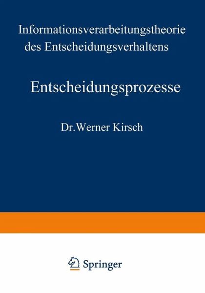 Entscheidungsprozesse (eBook, PDF) Entscheidungsprozesse (eBook, PDF)