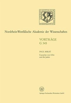 Caesarius von Arles und die Juden (eBook, PDF) - Mikat, Paul