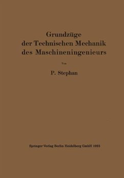 Cover Grundzüge der Technischen Mechanik des Maschineningenieurs (eBook, PDF)