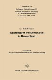 Staatsbegriff und Demokratie in Deutschland (eBook, PDF)