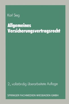 Cover Allgemeines Versicherungsvertragsrecht (eBook, PDF)