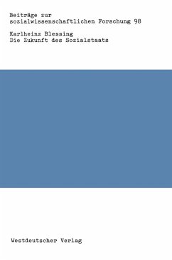Cover Die Zukunft des Sozialstaats (eBook, PDF)
