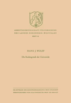 Cover Die Rechtsgestalt der Universität (eBook, PDF)