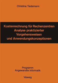 Kostenrechnung für Rechenzentren (eBook, PDF) - Tiedemann, Christina