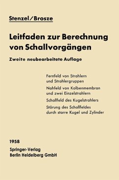 Leitfaden zur Berechnung von Schallvorgängen (eBook, PDF) - Stenzel, Heinrich; Brosze, Otto