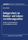 Anlegerschutz im Banken- und Lebensversicherungssektor (eBook, PDF)